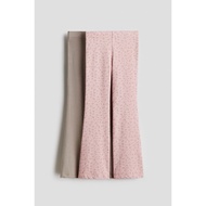 H&M(H&M) Girls 2-pack flared jersey leggings Set 1291272_3