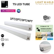 [SIRIM] LED T5 TUBE 1FT 2FT 3FT 4FT T5 LED Tube Light Lampu Siling Light Box Ceiling Light Panjang L