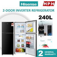 Hisense 2 Door Inverter Fridge Refrigerator (240L) RT286N4ABN1 Inverter 2 Pintu Peti Sejuk