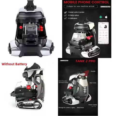 for 2M2 TANK 2 Pro TANK II Pro CNC Key Cutting Machine for House Keys Mul T Lock Dimple Multi Point 
