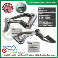 RFS150I PIJAK KAKI BELAKANG REAR FOOTREST BRACKET RFS 150 BENELLI ORIGINAL