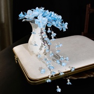 StylishScape Antique Fresh Lily Of The Valley Flower Handmade Fringed Hairpin Mori Temperament Style