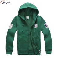 §≈ Anime Hoodies Allen Ackerman Mikasa Cosplay Costume Scouting Legion Hooded Coat Jacket For Wome
