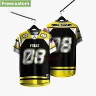 BAJU NFL PERAK PREMIUM JERSEY LYCRA 2024 Baju Tshirt Lelaki Lengan Pendek Retro Collar Jersi Viral T