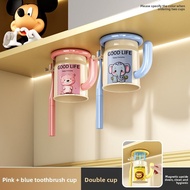 WEIMEIYUAN | Cute Childrens Toothbrush Holder And Mug Under Cabinet Suspended Magnetic