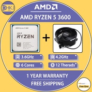 USED AMD Ryzen 5 3600 R5 3600 Six-Core Twelve-Thread CPU Processor 7NM 65W Socket AM4 DDR4 Desktop A