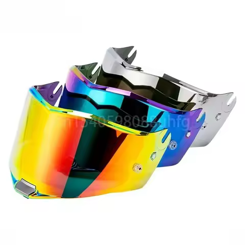 Original For LS2 THUNDER Motorcycle Helmet Visor For LS2 FF805 Transparent Chrome Red Extra Shield