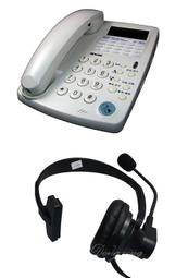 【通訊達人】TENTEL 國洋 K-362 耳機型來電顯示電話機+耳機_聽筒增音/20組速撥鍵_另售KX-TS880