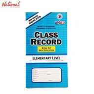 Class Record Elementary K12 National Book Store