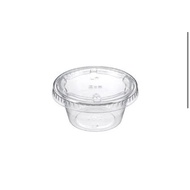2oz Sauce Cup Top Lid+Cup Bottom 125pcs Plastic Cup With Lid