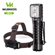 Wurkkoss HD15 LED LH351D 2000LM 90CRI 18650 USB Rechargeable Flashlight