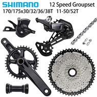SHIMANO DEORE M6100 MTB 12-Speed Groupset WITH RIRO XT CRANKSET 170/175x11-50/52t M6100 CHAIN