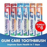 [Bundle of 6] Systema Gum Care Toothbrush Systema Toothbrush