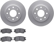 Dynamic Friction Company Front Geospec Brake Rotors with 5000 Advanced Brake Pads 4502-72035