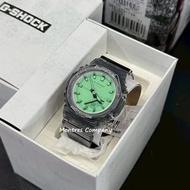 Montres Company 香港註冊公司 (33年老店) 卡西歐 CASIO mini G-SHOCK G SHOCK GSHOCK 200米防水 透明黑綠色 GMAP2100 GMAP2100S