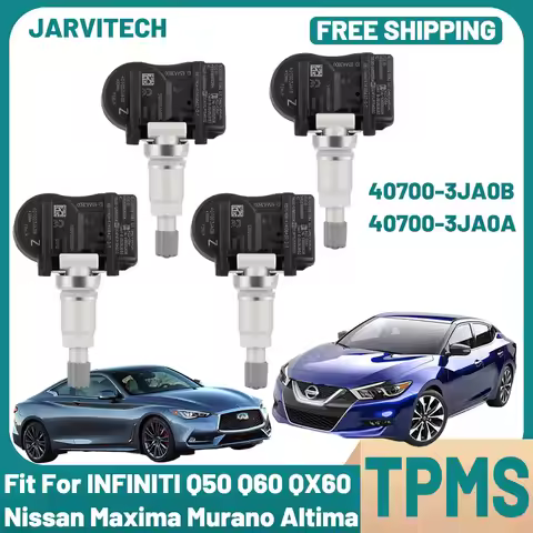 1/4Pcs Tire Pressure Sensor 433MHz TPMS 40700-3JA0A For Infiniti Q50 Q60 QX50 QX56 QX60 Nissan Muran