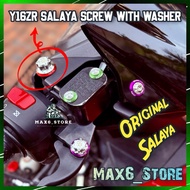 SALAYA 🇻🇳 Y16ZR Y15ZR LC135 V8 FI SCREW SIDE MIRROR SKRU BRAKE LEVER SKRU DEPAN COVERSET PURPLE WASH