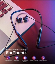LENOVO HE05 磁吸頸掛式藍牙耳機 - 通話功能Lenovo HE05 Wireless Bluetooth 5.0 in-Ear Neckband Earphones with Mic Talk