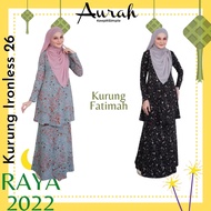 SOLD OUT NEW BAJU RAYA 2022 Kurung Dhia Ironless Fatimah 26 Sedondon Muslimah Plus size XS- 10XL murah Aurah P2