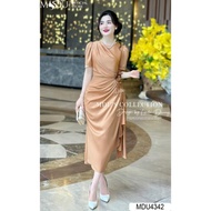 Bodycon Dress MDU4342 With Elegant Brown, Attractive From MDU K25-D2-3