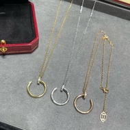 Cartier Simple Headtail Diamond Nail Necklace Couple Necklace Necklace Women