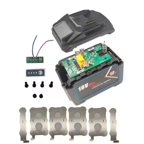 5S3P 15x21700 Holder Li-ion Battery Case BMS Charging Protection Circuit Shell Box For makita 18V 12