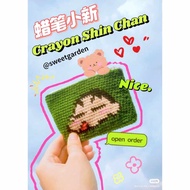 Crayon Shin Chan purse [Valentine gift ,girlfriend gift ,birthday gift, bestie gift, handmade]