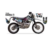Kawasaki klx 150 klx150 body sticker decal custom (006)