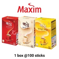 sale MAXIM COFFEE 1 BOX isi 100 sachet | MOCHA WHITE ORIGINAL KOPI