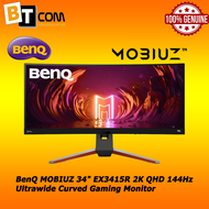 (PRE-ORDER 14DAYS) BenQ MOBIUZ 34" EX3415R 2K QHD 144Hz Ultrawide Curved Gaming Monitor