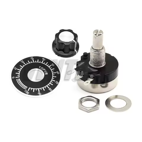 RV24YN20S 1Set/3PCS Carbon Film Potentiometer 1K 2K 5K 10K 20K 50K 100K 1M Ohm Single Rotary Taper W