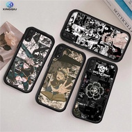 Black Clover hp Clear Plating Casing for Samsung A06 FE A05 A16 F04 A03 A15 A25 M15 A34 A24 A14 S25 