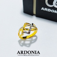 ARDONIA Cincin Sangkar Emas 375 (9K Gold / 375 Gold)