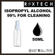 REXTECH Isopropyl Alcohol IPA 99% for cleaning processor graphics card thermal paste 50ml