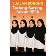 Tudung Sarung Sukan Cotton REFA | Serap Peluh | Saiz XS-XL | Harga Borong / Wholesale