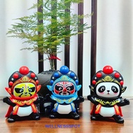 WELLNESSSPOT Opera Face Changing Doll, Traditional Peking Opera Figure Panda Face-changing Toy Doll,