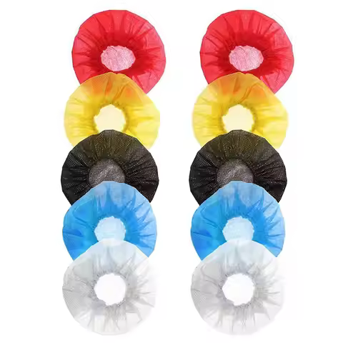 AS62 400Pcs Disposable Microphone Cover,Handheld Microphone Windscreen For KTV Recording Studio Kara