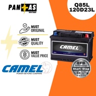 [Installation Provided] CAMEL PLUS EFB MF Car Battery Bateri Kereta | Q85L | 23L | TOYOTA MAZDA