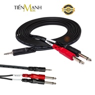 [Genuine] Hosa Y-shaped Signal Splitter Cable Converts from 3mm Stereo TRS to 2 6mm Mono Heads TS CM