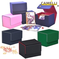 CAMELLI5Q Game MTG Trading Card Holder, PU Collectible Game Deck Box, Collection Box Gift Box Storag