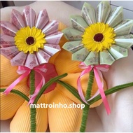 [Express/Ready-made] Sunflowers with Money - Meaningful Gifts for March 8, Birthday, October 20 (12 
