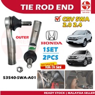 S2U Steering Rack Tie Rod End Outer Inner Honda CRV SWA 2.0 2.4 53540-SWA-A01 Kepala Ball Joint Taya