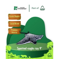 Safari Wonders - Plushie Spotted Eagle Ray 9" - Official Taman Safari Indonesia