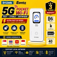 D-Link DWR-U2100/ DWR-U2000 5G Wi-Fi 6 Mobile Router Hotspot MiFi | Travelling Roaming | WiFi 5/6 | 