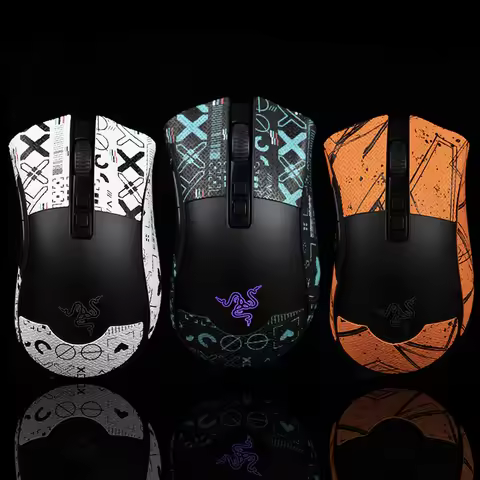 BTL Mouse Grip Tape Skate Handmade Sticker Non Slip Lizard Skin Suck Sweat for Razer DeathAdder V2 P