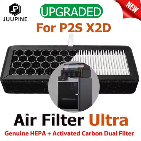 Upgraded P2S X2D Air Filter with HEPA13 & Ultra Activated Carbon Filter for Bambu Lab X2 P2 Series S