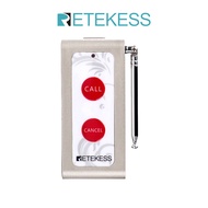 Retekess TD004 Pager With Call, Cancel and Emergency Alarm Button Transmitter