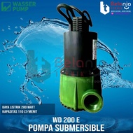WASSER POMPA CELUP AIR BERSIH SUBMERSIBLE PUMP WD 200 E WD200E NON -HEBEL SHOP