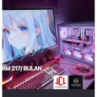 GAMING PC I FEMALE WHITE MID GAMING AMD PC ANSURAN MUDAH
