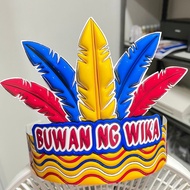 3D Design Head Dress Buwan ng Wika Hat | Buwan ng Wika Costume Hair Dress for Kids Students